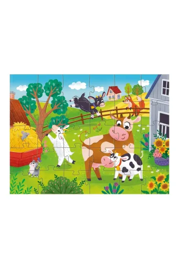 Puzzle Krowy i kozy 30el Dodo
