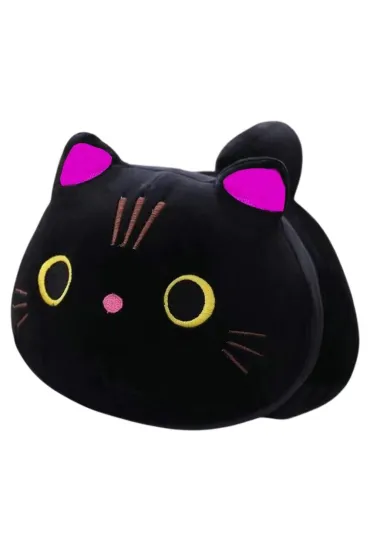 Maskotka przytulanka kot czarny 18cm LeanToys