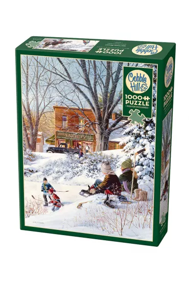 Puzzle 1000 el. Czas na hokej Cobble Hill - Douglas Laird