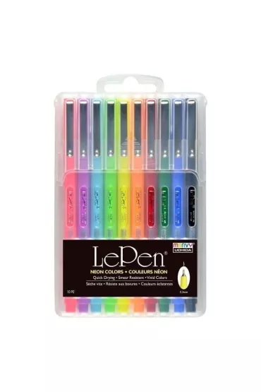 Marvy Cienkopisy Le Pen Neon 10 szt.