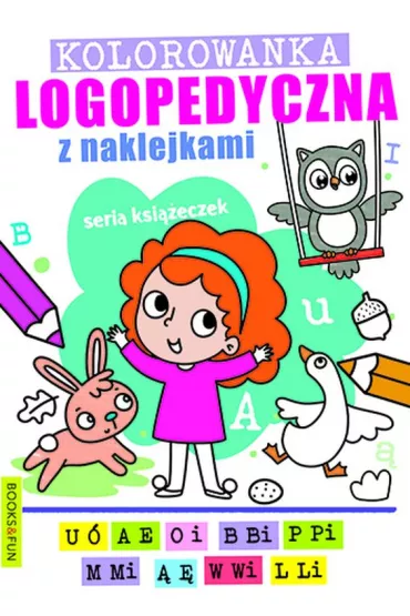 Kolorowanka logopedyczna z naklejkami 1