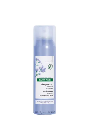 Klorane Dry Shampoo Volume suchy szampon do w�os�w cienkich i delikatnych z BIO Lnem 150 ml