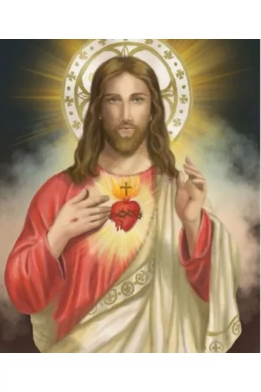 Norimpex Diamentowa mozaika - �wi�te Jezus z sercem 40x30cm