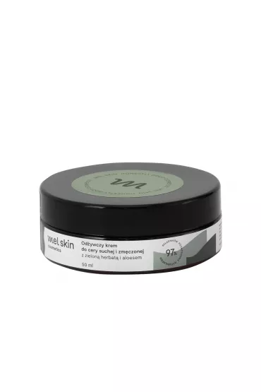 Mel Skin Od�ywczy krem do cery suchej i zm�czonej z zielon� herbat� i aloesem 50 ml