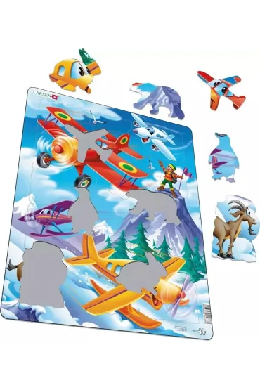 Puzzle 20 el. Samoloty Larsen