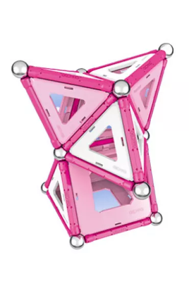 Geomag Pink. Klocki magnetyczne. 68 element�w
