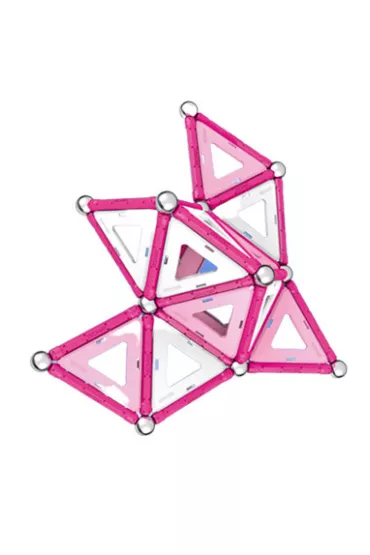 Geomag Pink. Klocki magnetyczne. 68 element�w