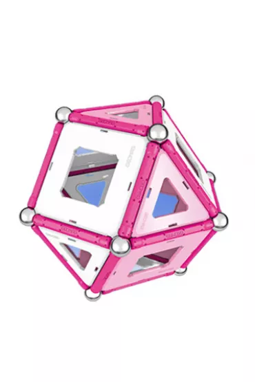 Geomag Pink. Klocki magnetyczne. 68 element�w