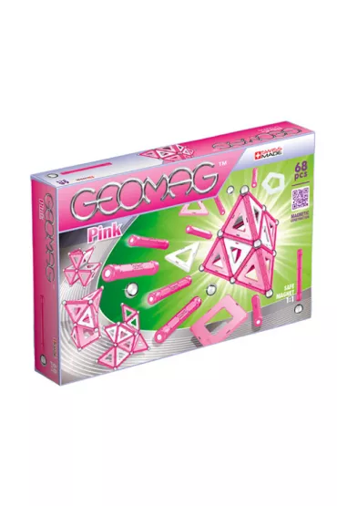 Geomag Pink. Klocki magnetyczne. 68 element�w
