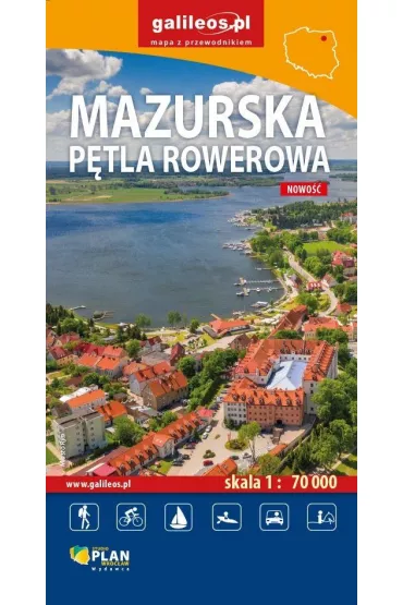 Mazurska P�tla Rowerowa - mapa 2024