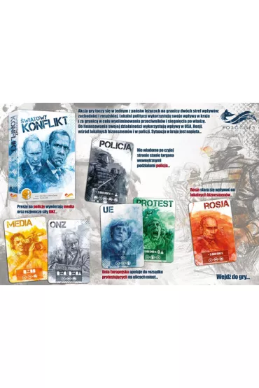 �wiatowy konflikt. Gra karciana FoxGames - Rikki Tahta
