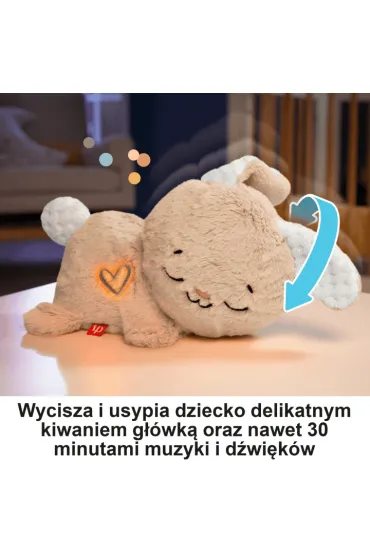 Fisher-Price. Przytulanka �pi�cy Kr�liczek d�wi�k Mattel