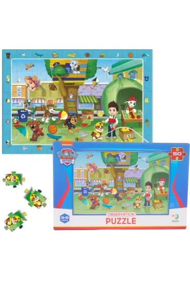 Puzzle obserwacyjne 50 el. Letnia zabawa Dodo