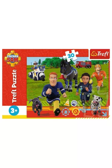 Puzzle 30 el. Gotowi do pomocy Trefl