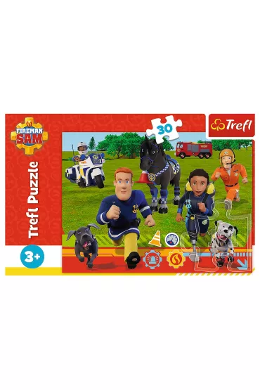 Puzzle 30 el. Gotowi do pomocy Trefl