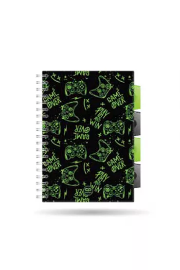 CoolPack Ko�ozeszyt A5 PP Game Night kratka 100 kartek