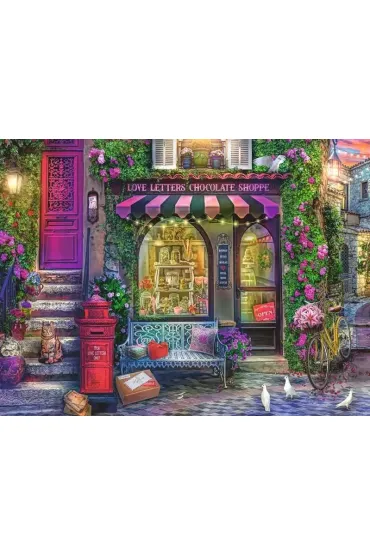Puzzle 1500 el. Sklep z czekolad� Ravensburger