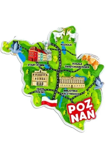 Magnes Pozna� mapka