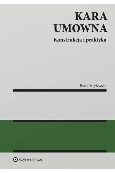 Kara umowna. Konstrukcja i praktyka - Beata  Stryjewska