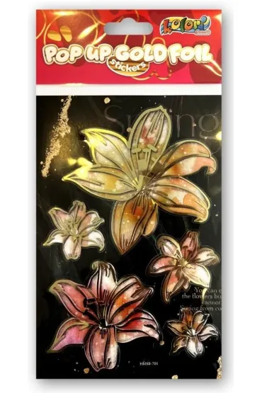 Naklejki foliowe Gold Lilies PENMATE