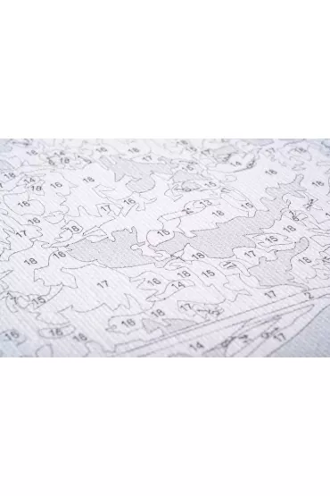 Twoje Hobby Malowanie po numerach okr�g�e - Rano w Wenecji 40cm