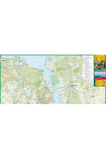 Okolice Szczecina mapa turystyczna 1:75 000 laminat 2024
