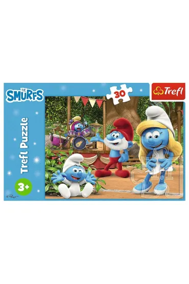 Puzzle 30 el. Smerfetka i Smerfy Trefl