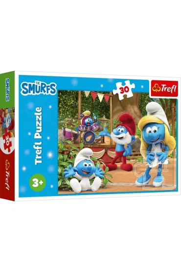 Puzzle 30 el. Smerfetka i Smerfy Trefl