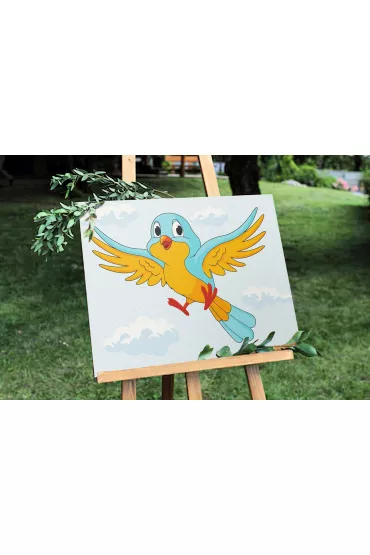 Twoje Hobby Malowanie po numerach - Ptaszek 40x50cm