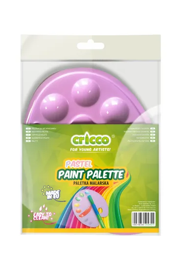 Cricco Paletka malarska ma�a pastelowa
