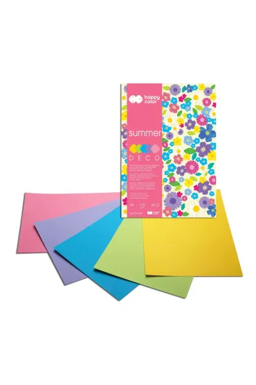 Happy Color Blok Deco Summer 170g 20 kartek