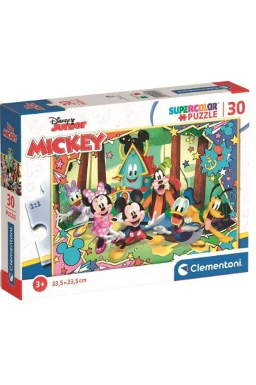 Puzzle 30 el. SuperColor. Mickey Clementoni