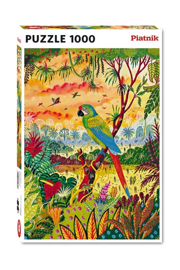 Puzzle 1000 el. Ara zielona Piatnik