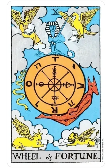 Giant Rider-Waite Tarot, karty do wr�enia - Arthur Edward Waite