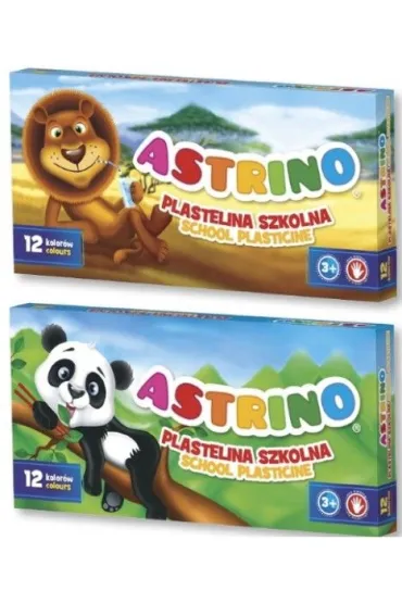 Astra Plastelina szkolna Astrino 12 kolor�w
