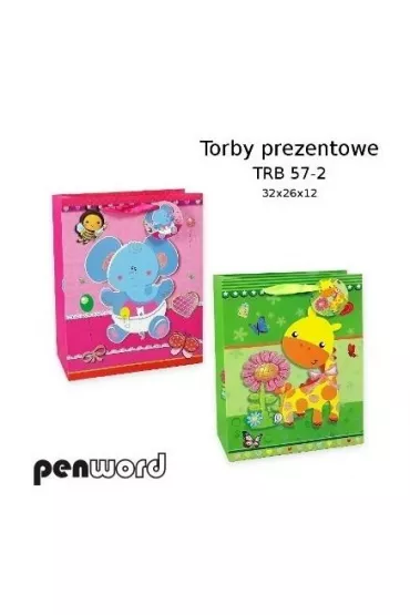 Penword Torebka prezentowa mix 32x26x12cm