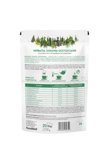Purella Mieszanka zi na oczyszczanie 20 x 1,75 g