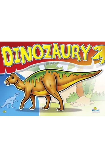 Kolorowanka. Dinozaury - Dino br�zowo zielony (A4, 16 str.)