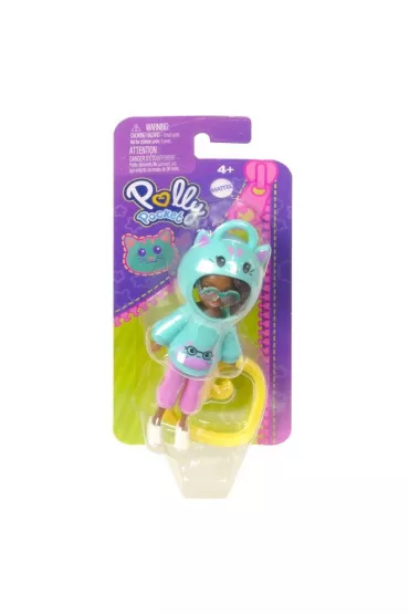 Polly Pocket. Lalka zawieszka Shani 7.5cm