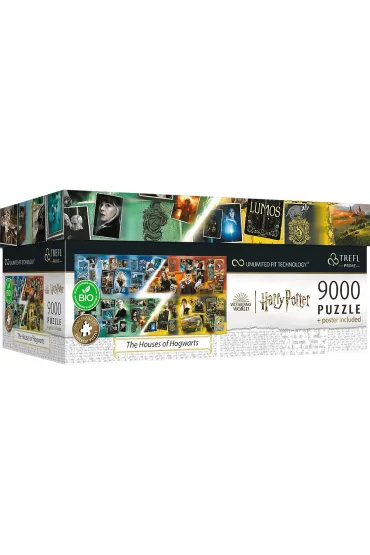 Puzzle 9000 el. The Houses of Hogwarts Trefl