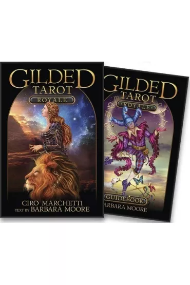 Gilded Tarot Royal, ksi��ka i karty - Barbara Moore