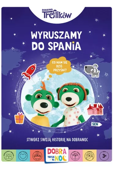 Rodzina Treflik�w. Wyruszamy do spania. Dobranoc, Trefliki na noc