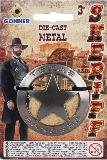 GONHER metalowa odznaka szeryfa 14/0 01407