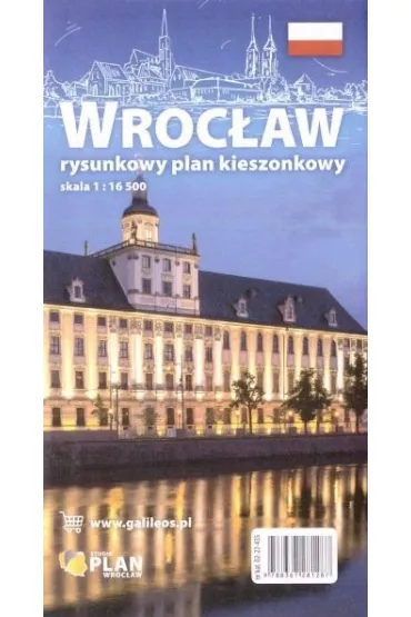 Plan kieszonkowy rysunkowy Wroc�aw
