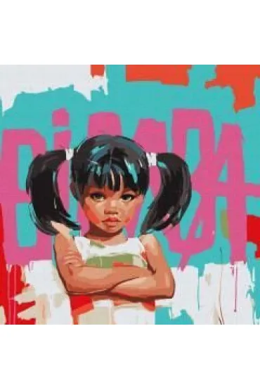 Ideyka Malowania po numerach - Bimba 50x50cm