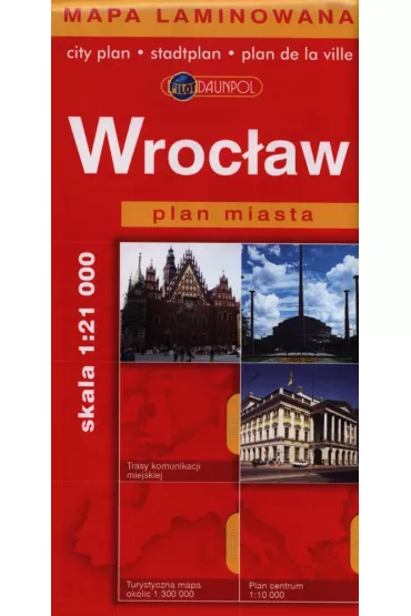 Wroc�aw. Plan miasta w skali 1:21 000