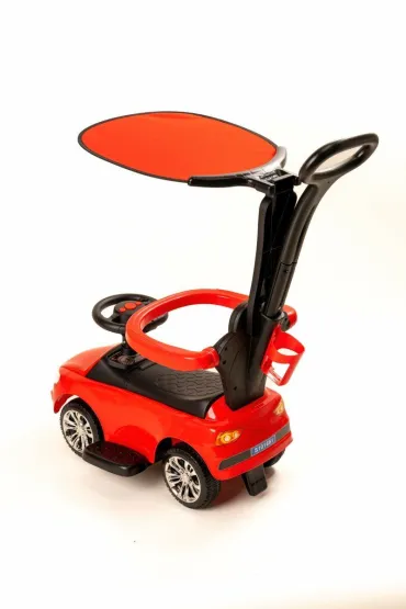 Odpychacz z daszkiem czerwony �wiat�o i d�wi�k Sabi Toys