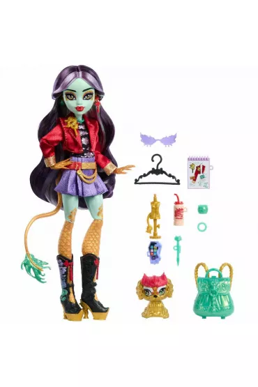 Monster High. Lalka Jinafire Long + zwierz�tko Mattel