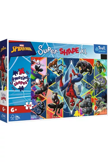 Puzzle 160 el. Super Shape XL. Do��cz do Spidermana Trefl
