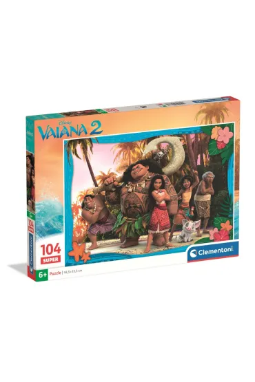 Puzzle 104 el. SuperColor. Vaiana 2 Clementoni